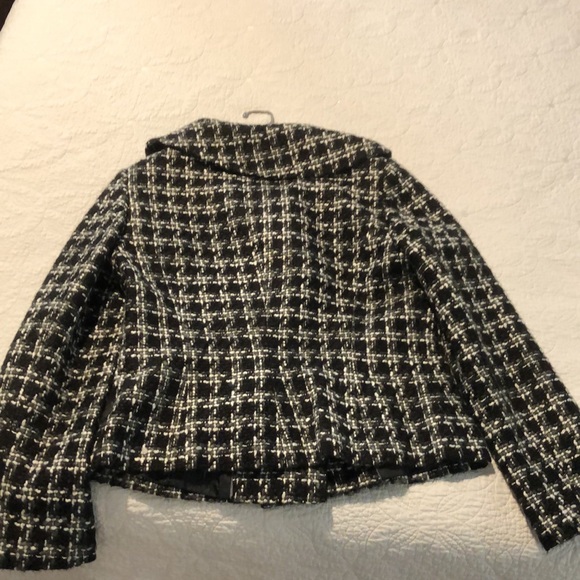 NWOT Calvin Klein Plaid Blazer - Picture 6 of 8